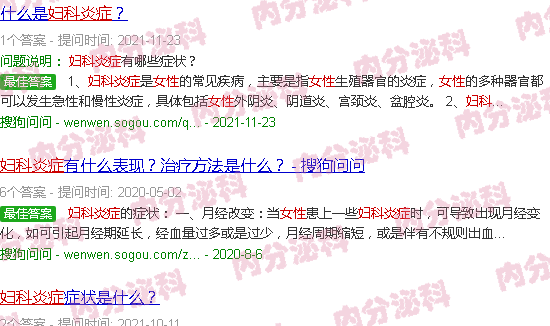 汕头女性妇科炎症