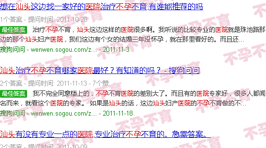 汕头不孕*医院