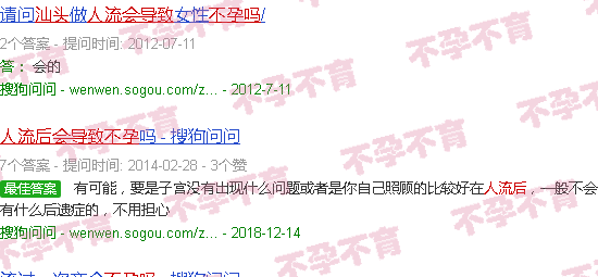 汕头人流后会引起不孕么